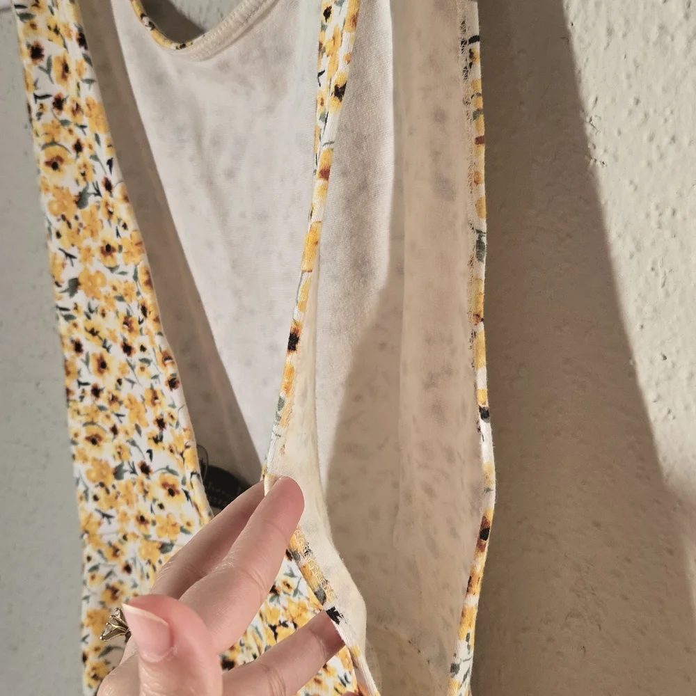 Forever 21  Yellow Sleeveless A-Line Sundress - Picture 9 of 10